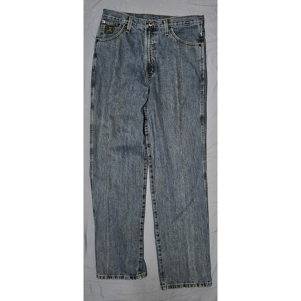 Cinch Jeans Mens 33x32 Straight Leg Western Cowboy Classic RMCC-1840-C Denim Pan